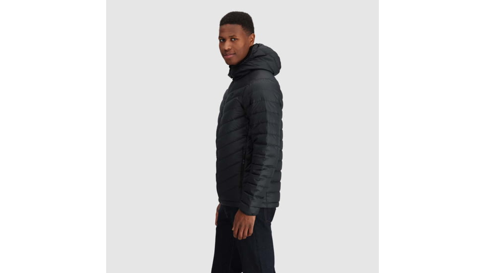 Outdoor Research Coldfront LT Down Hoodie - Mens, Black, Small, 3005930001006
