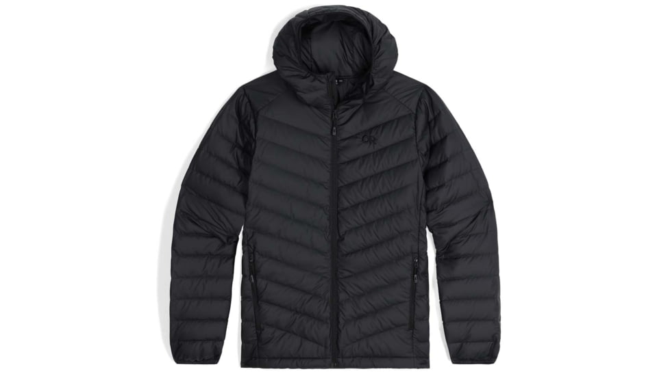 Outdoor Research Coldfront LT Down Hoodie - Mens, Black, Small, 3005930001006