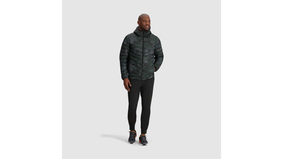 Outdoor Research Coldfront LT Down Hoodie - Mens, Grove Camo, Extra Large, 3005932532009