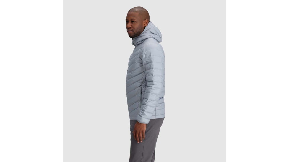 Outdoor Research Coldfront LT Down Hoodie - Mens, Slate, Medium, 3005930930007