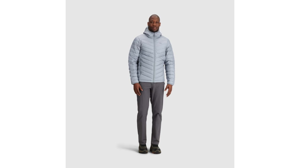 Outdoor Research Coldfront LT Down Hoodie - Mens, Slate, Medium, 3005930930007