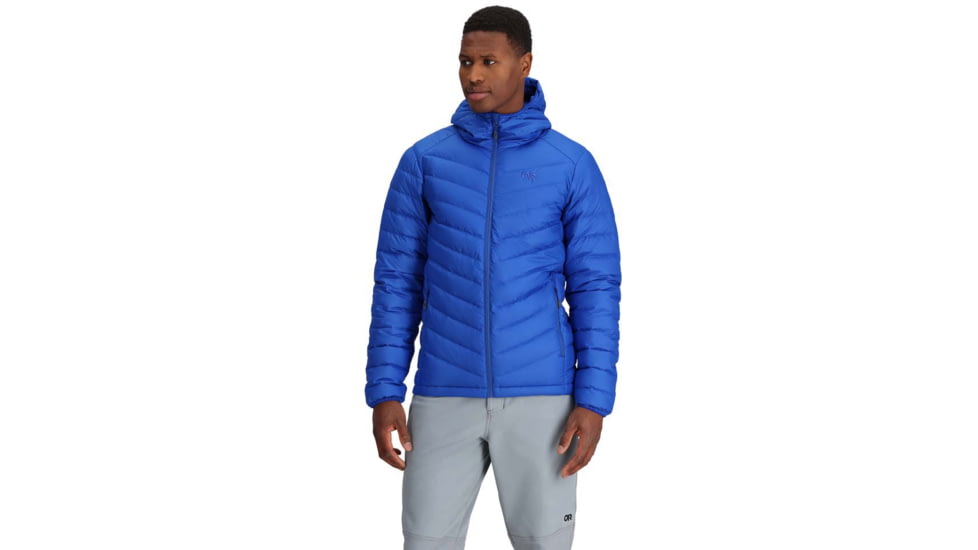 Outdoor Research Coldfront LT Down Hoodie - Mens, Topaz, Medium, 3005932452007