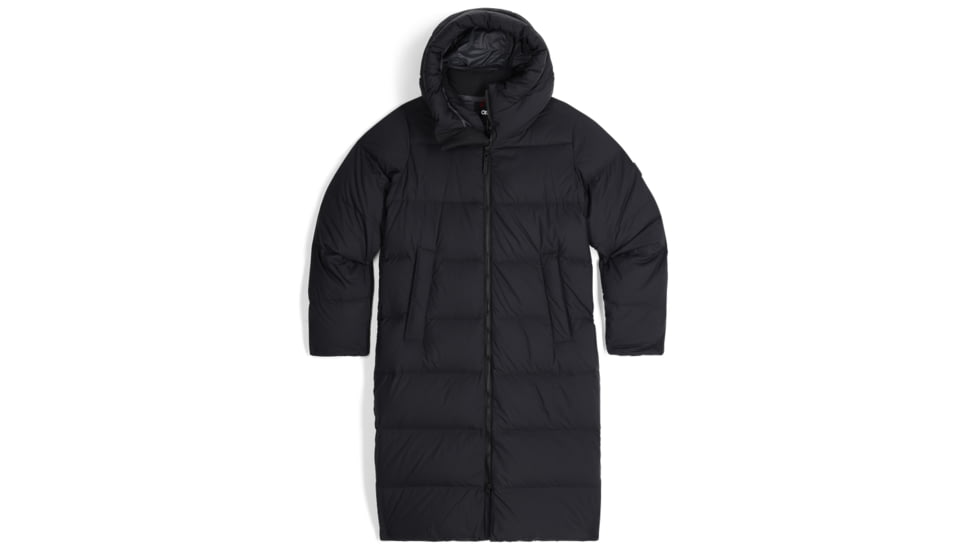 Outdoor Research Coze Down Parka - Womens, Solid Black, Medium, 2775891677007