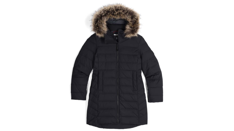 Outdoor Research Coze Faux Fur Parka - Womens, Black, Small, 3005880001006