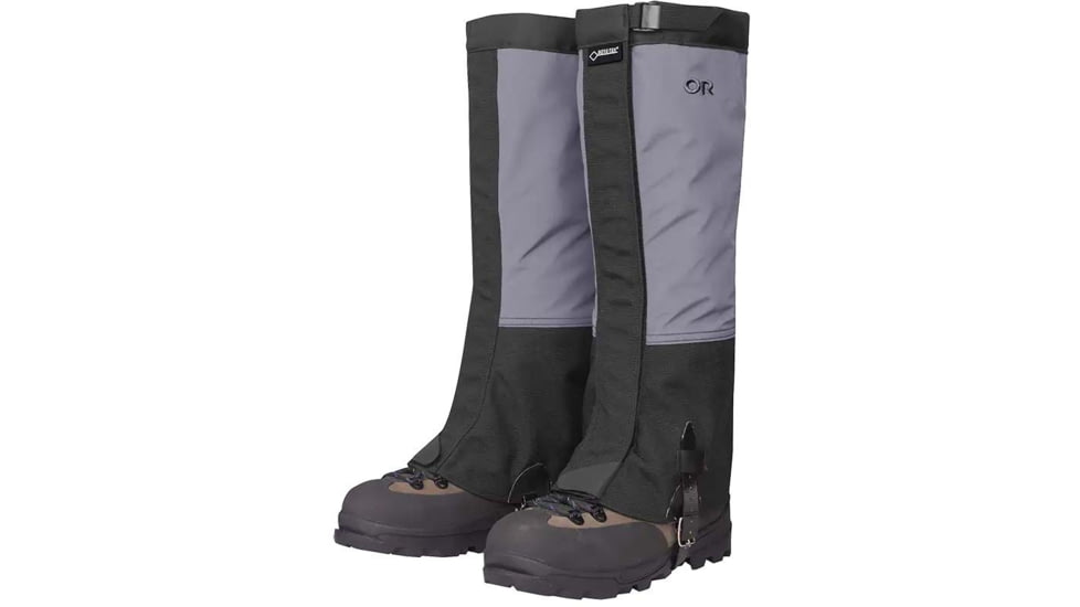 Outdoor Research Crocodile Gaiters - Women's, Moonstone/Black, Medium, 2431122043007