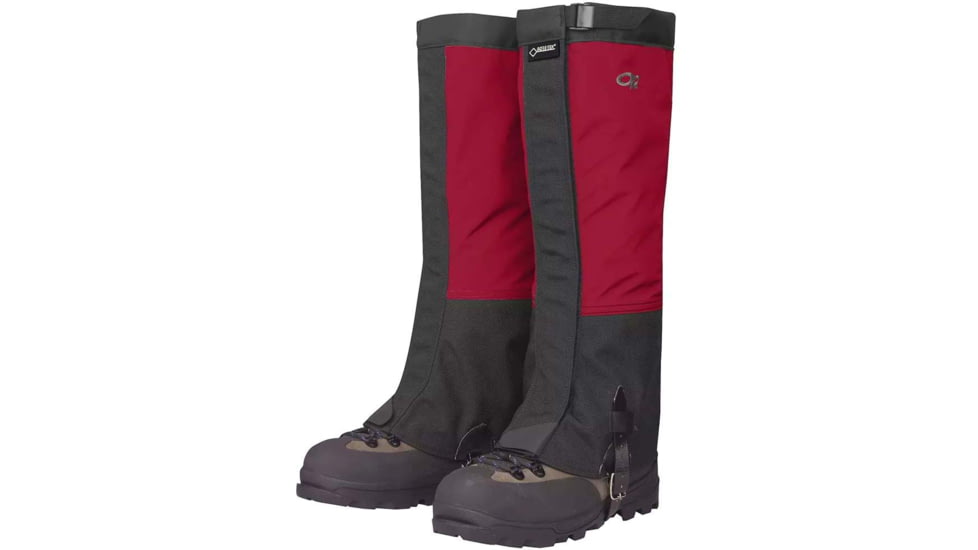 Outdoor Research Crocodiles Gaiters - Men's, Chili/Black, Medium
