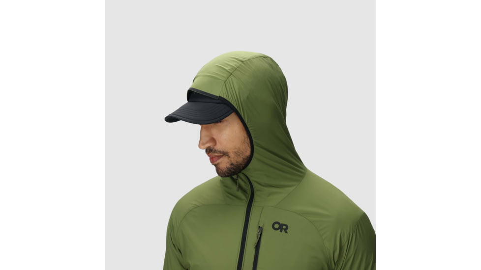 Outdoor Research Deviator Hoodie - Mens, Willow/Black, Small, 3004650749006