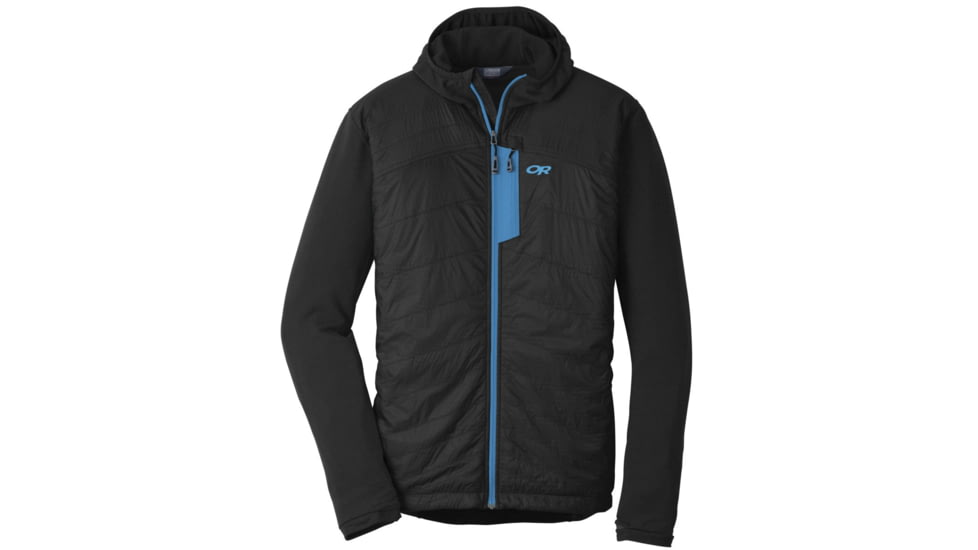 Outdoor Research Deviator Hoody - Men's-Black/Tahoe-Medium