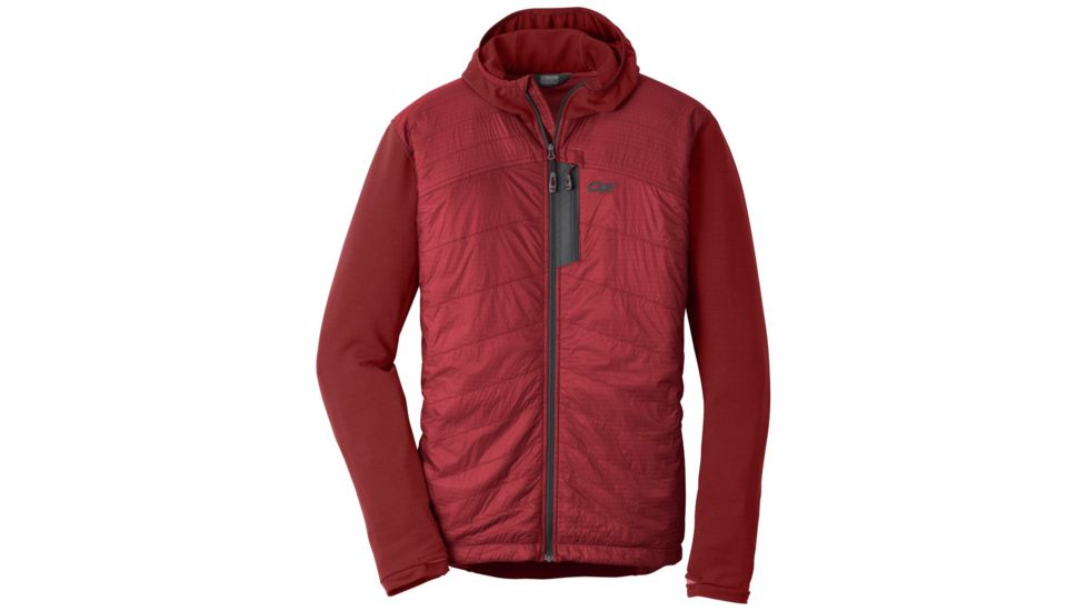 Outdoor Research Deviator Hoody - Mens, Firebrick, XXL, 2429051285010
