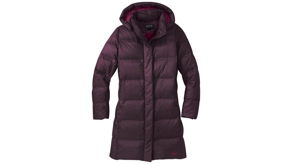 Outdoor Research Down Parka, Pinot/Raspbery, XL, 272950-1732005
