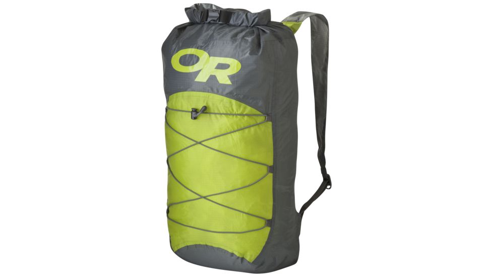 Outdoor Research Dry Isolation Pack, Unisex, Pewter/Lemongrass, One Size 250164-pt/lemgr-1size