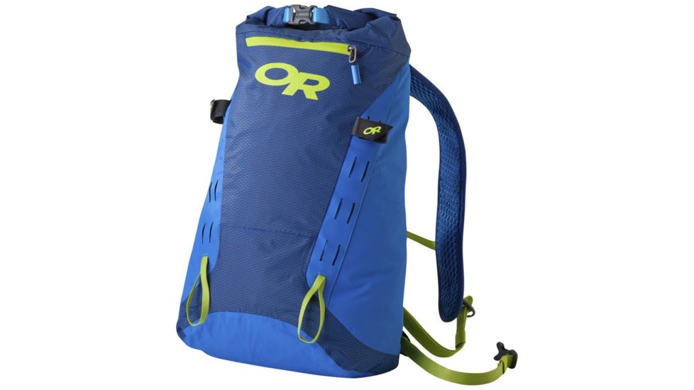 Outdoor Research Dry Summit Pack LT, Unisex, Baltic/Glacier/Lemongrass, One Size, 250163-bl/gl/lem-1s