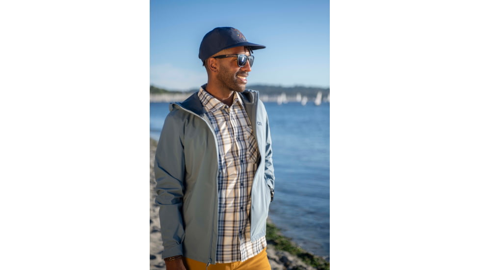 Outdoor Research Dryline Rain Jacket - Mens, Nimbus, Medium, 2876120350007