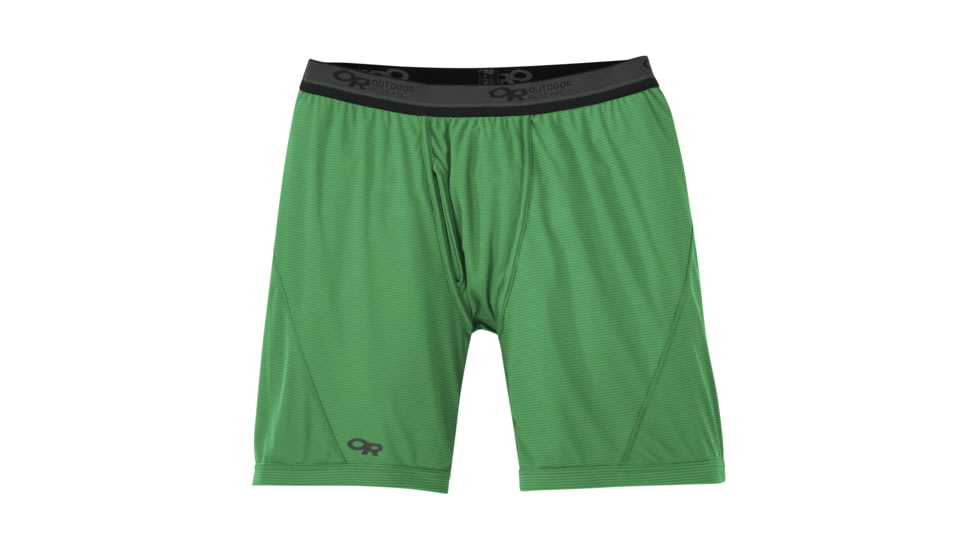 Outdoor Research Echo Boxer Briefs - Mens, Aloe/Pewter, Extra Large, 244045