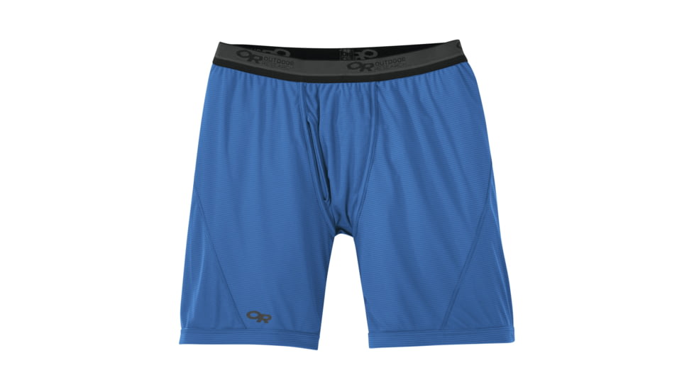 Outdoor Research Echo Boxer Briefs - Mens, Glacier/Baltic, 2XL, 244045
