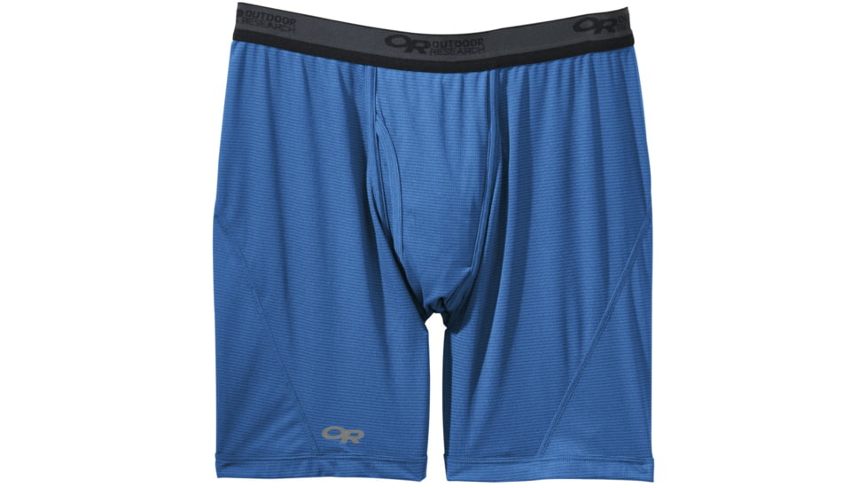 Outdoor Research Echo Boxer Briefs - Mens, Glacier/Baltic, Small, 365241