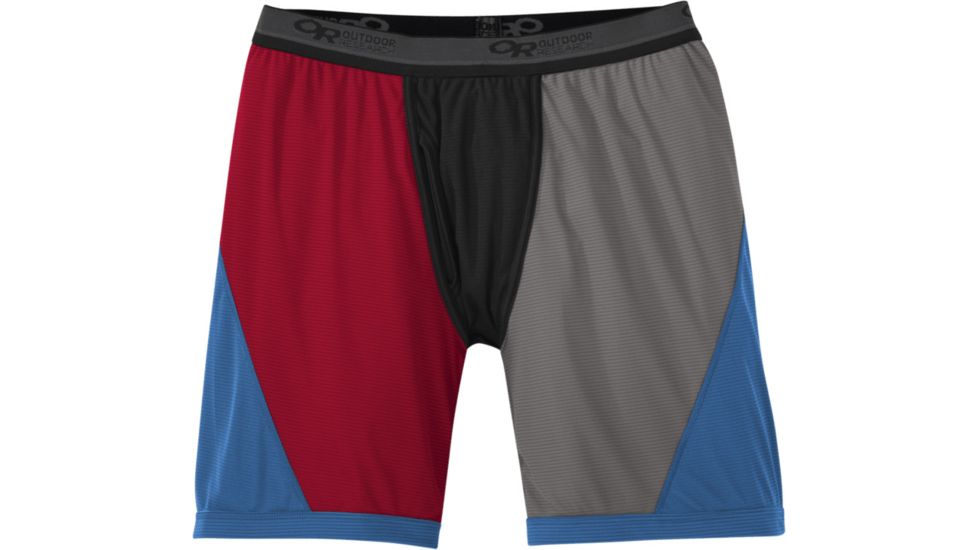 Outdoor Research Echo Boxer Briefs - Mens, Admiral Multi, Medium, 2709861821007