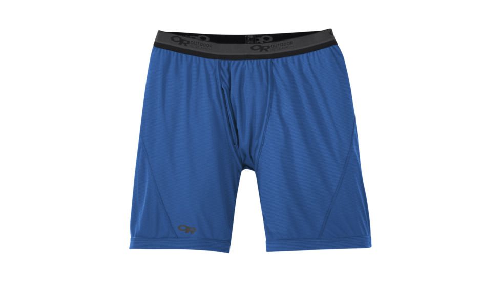 Outdoor Research Echo Boxer Briefs - Mens, Cobalt/Charcoal, Large, 2709860279008