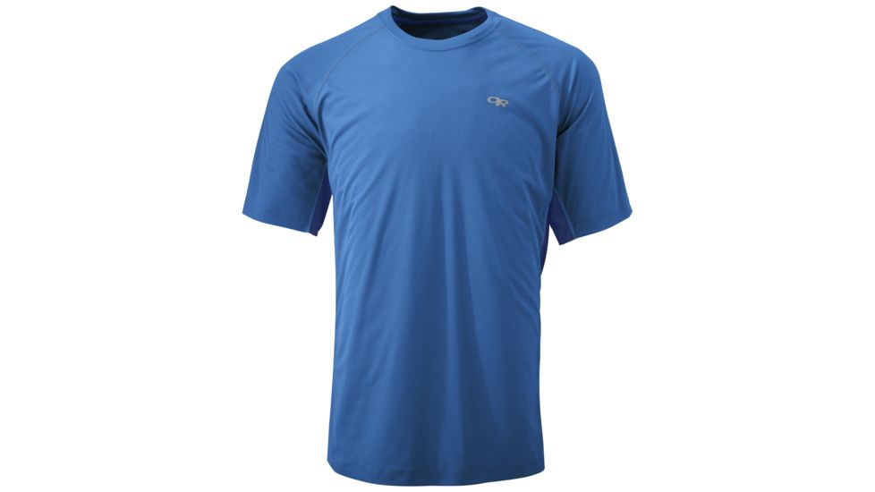 Outdoor Research Echo Duo Tee, Men's, Glacier/Baltic, XS 242839-glacier/baltic-XS