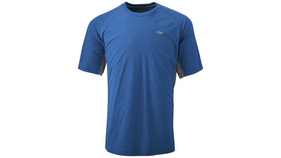 Outdoor Research Echo Duo Tee - Mens, Cobalt/Pewter, Large, 2428391381008