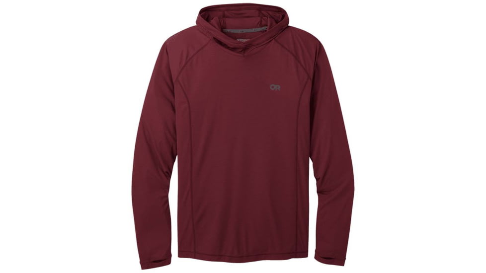 Outdoor Research Echo Hoodie - Mens, Burgundy, Small, 2774691950006