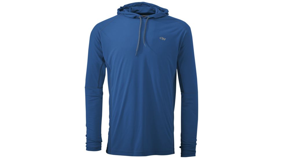 Outdoor Research Echo Hoody - Men's, Cobalt/Pewter, Small, 2440431381006