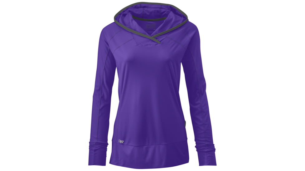 Outdoor Research Echo Hoody, Women's, Purple Rain/Charcoal, XL 243705-prpl rn/chr-XL