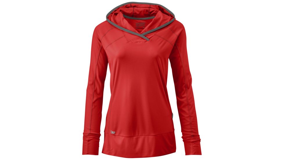 Outdoor Research Echo Hoody, Women's, Samba/Pewter, S 243705-samba/pewter-S