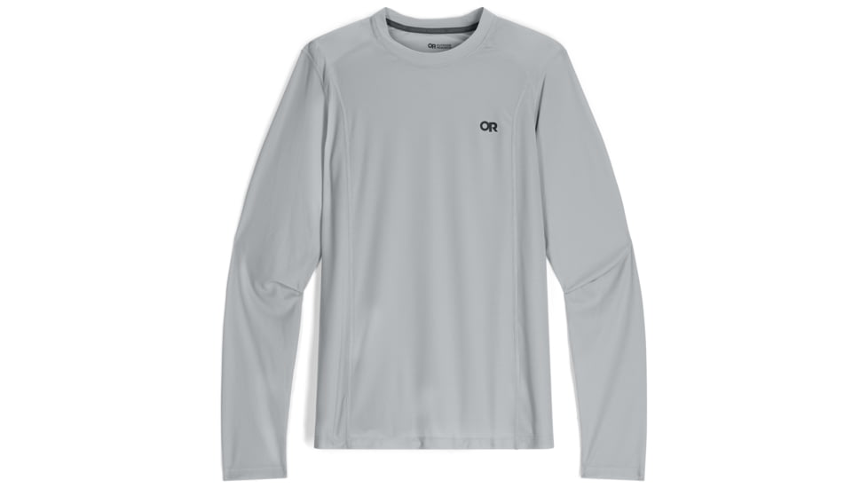 Outdoor Research Echo L/S Tee - Men's, Pebble, M, 2876271569007