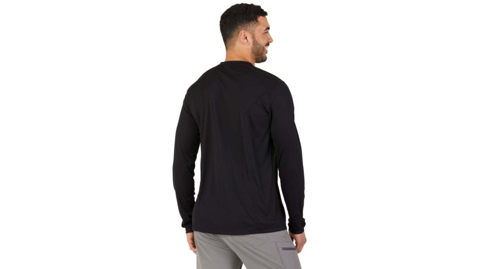 Outdoor Research Echo Long Sleeve Tee - Mens, Black, Large, 2714480001008