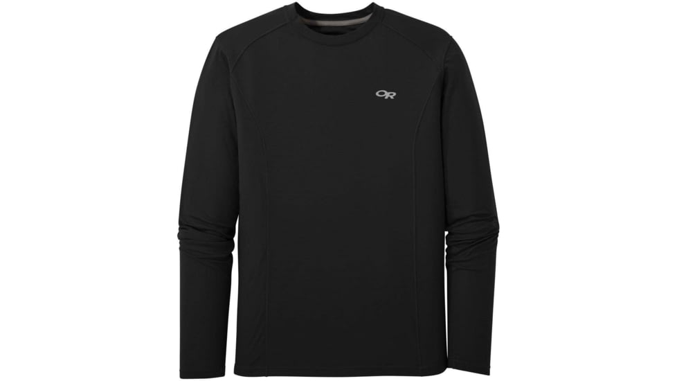 Outdoor Research Echo Long Sleeve Tee - Men's, Black, 2XL, 2714480001010