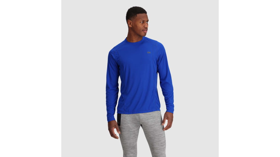 Outdoor Research Echo Long Sleeve Tee - Mens, Topaz, 3XL, 2876272452011