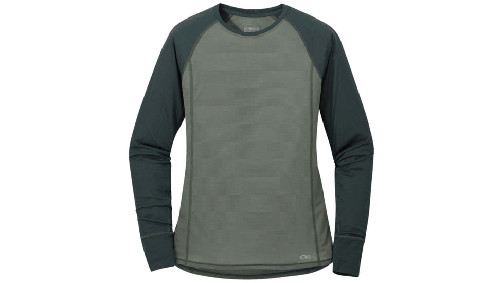 Outdoor Research Echo Long Sleeve Tee - Womens, Cypress/Fir, Extra Small, 2694721867005