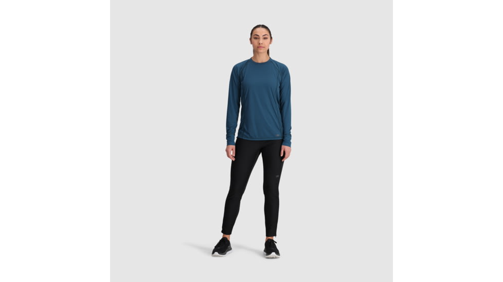 Outdoor Research Echo Long Sleeve Tee - Womens, Harbor, Medium, 2876572447007