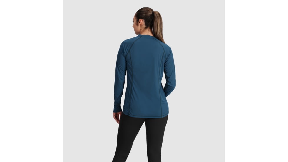 Outdoor Research Echo Long Sleeve Tee - Womens, Harbor, Medium, 2876572447007