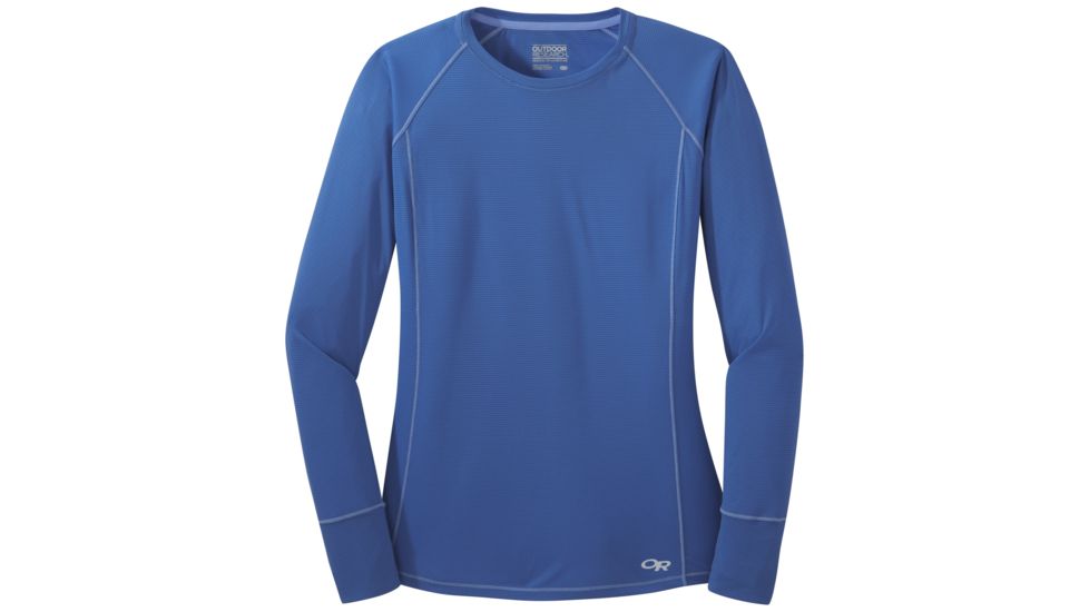 Outdoor Research Echo Long Sleeve Tee - Womens, Lapis, 2XS, 2694720280004
