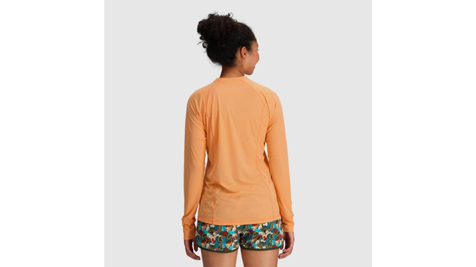 Outdoor Research Echo Long Sleeve Tee - Womens, Orange Fizz, XS, 2876572279005