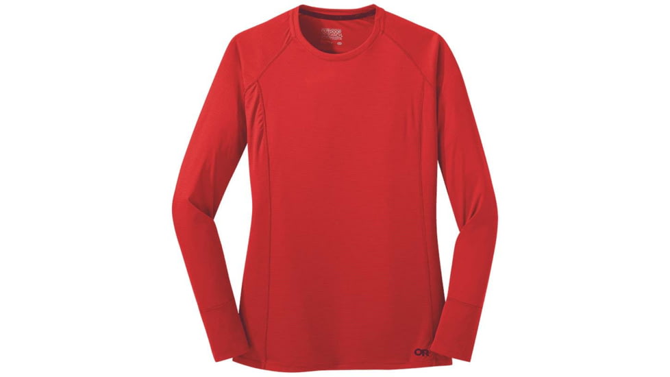 Outdoor Research Echo Long Sleeve Tee - Womens, Samba, Extra Small, 2694721192005