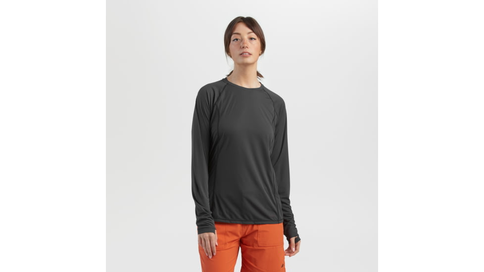 Outdoor Research Echo Long Sleeve Tee - Womens, Storm, 2XL, 2876571288010