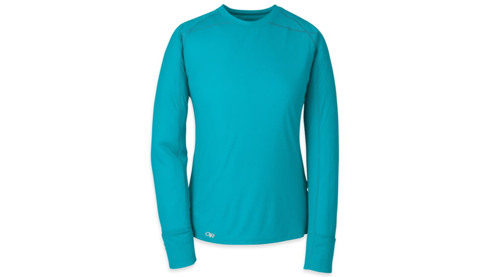 Outdoor Research Echo Long Sleeve Tee - Womens, Typhoon/Night, Extra Large, 385196