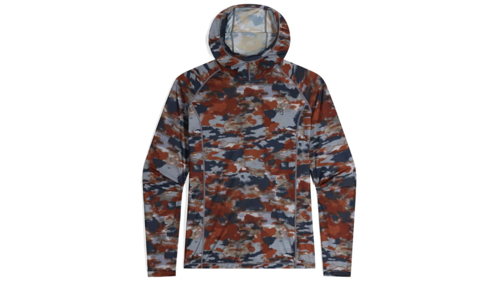 Outdoor Research Echo Printed Hoodie - Men's, Slate Camo, Large, 3001702556008