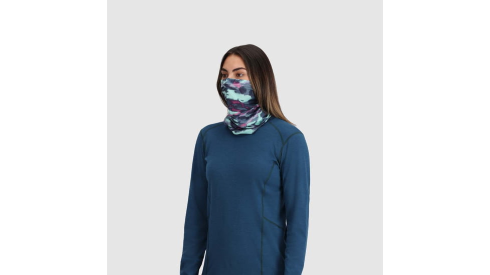 Outdoor Research Echo Printed Ubertube, Calcite Camo, Extra Large, Wide, 3002132521019