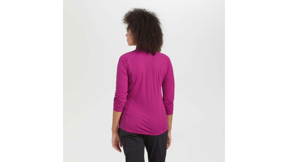 Outdoor Research Echo Quarter Zip - Womens, Fuchsia, 2XL, 2876562094010