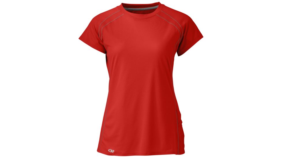 Outdoor Research Echo Short Sleeve Tee, Women's, Samba, S 243709-samba-S