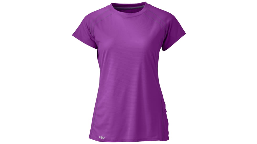 Outdoor Research Echo Short Sleeve Tee - Women's-Ultraviolet/Elderberry-X-Small