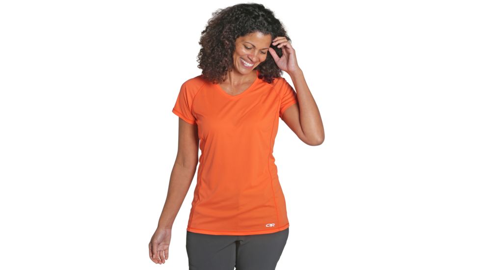 Outdoor Research Echo Short Sleeve Tee - Womens, Bahama, Medium, 2692050603007