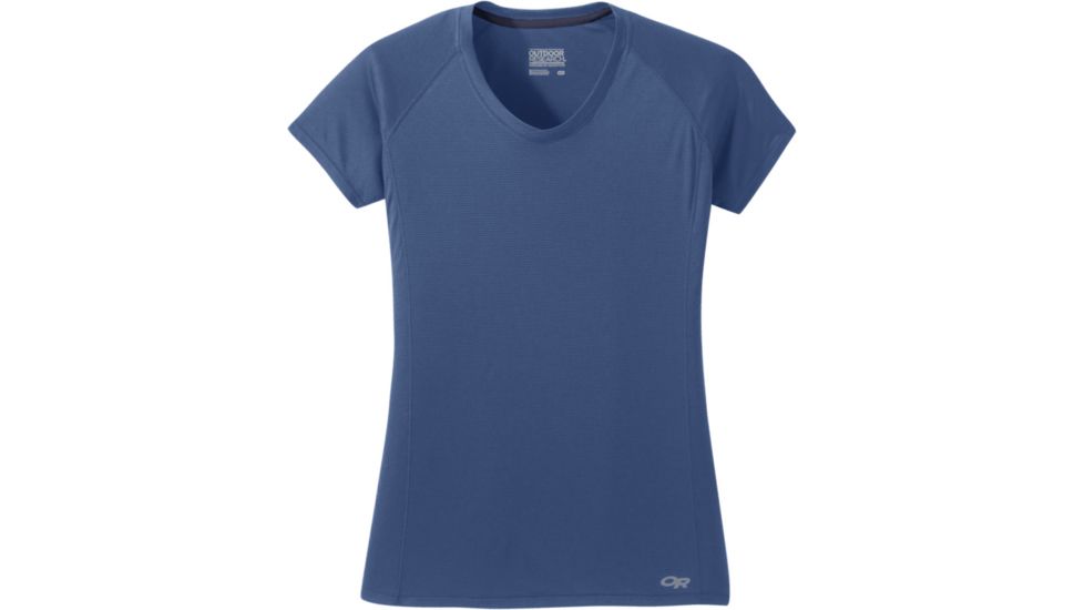 Outdoor Research Echo Short Sleeve Tee - Women's, Chambray, 2XS, 2692051783004