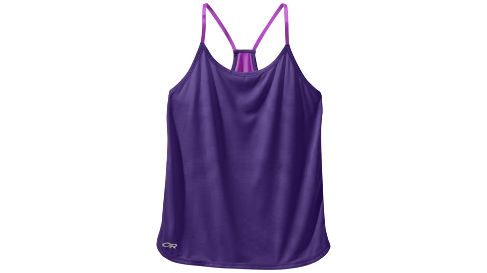 Outdoor Research Echo Singlet, Women's, Purple Rain/Ultraviolet, S 250130-prpl rn/ultrv-S