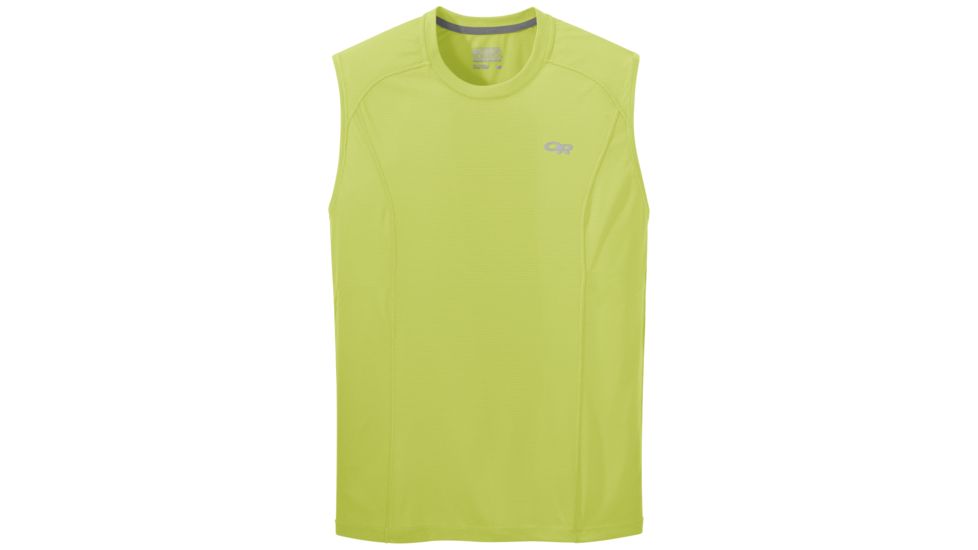 Outdoor Research Echo Tank - Mens, Chartreuse, 2XL, 2692091430010