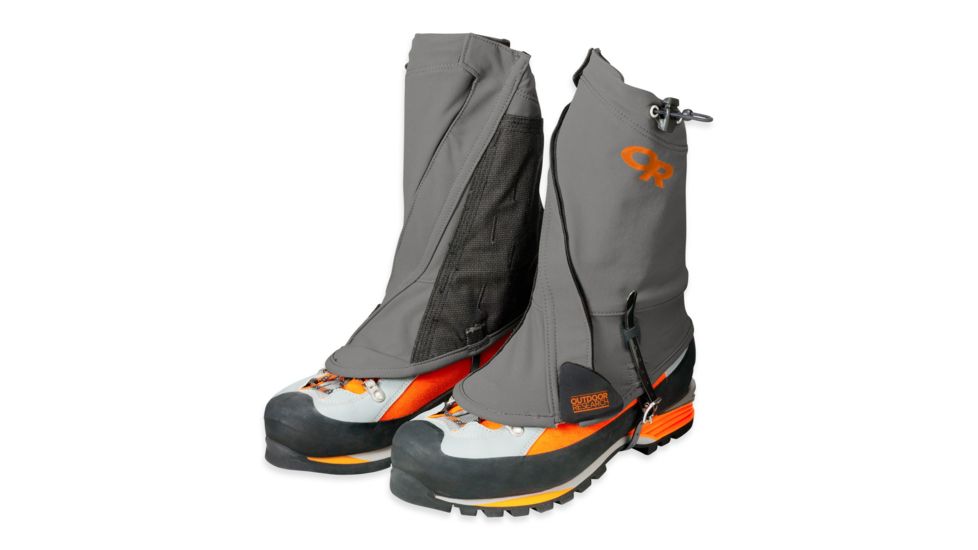 Outdoor Research Endurance Gaiters - Men's-Pewter/Ember-L/XL